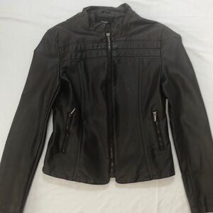 MAJORA chocolate brown jacket size small